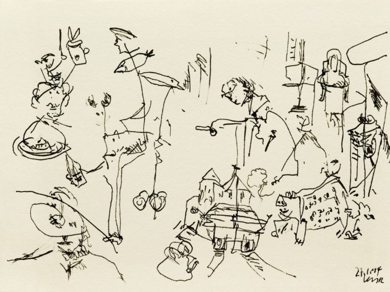 1994 23 o.t. tusche  18 x cm  1994 23 o.t. tusche  18 x cm