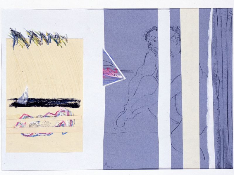 1984 08 o.t. collage a. papier  40 x cm 1984 08 o.t. collage a. papier  40 x cm