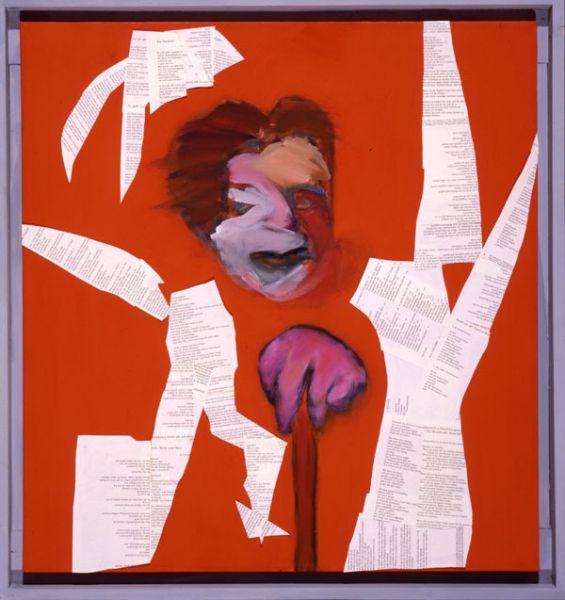 1988 03 erich fried  acryl  collage a. leinwand  75 x 75 cm  1988 03 erich fried  acryl  collage a. leinwand  75 x 75 cm