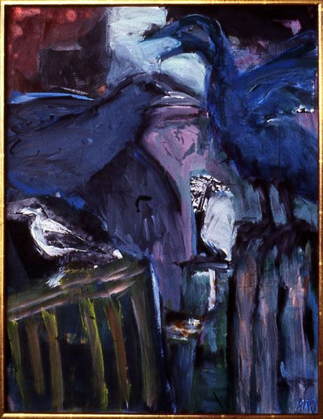 1991 03 gesang ueber berlin  acryl a. leinwand  60 x 80 cm 1991 03 gesang ueber berlin  acryl a. leinwand  60 x 80 cm