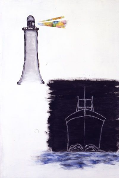 2002 01  das normalerweise schiff acryl a. leinwan 80 x 120 cm 2002 01  das normalerweise schiff acryl a. leinwan 80 x 120 cm