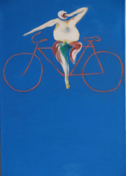 2005 21 auf achse acryl a. leinwand 70 x cm  2005 21 auf achse acryl a. leinwand 70 x cm