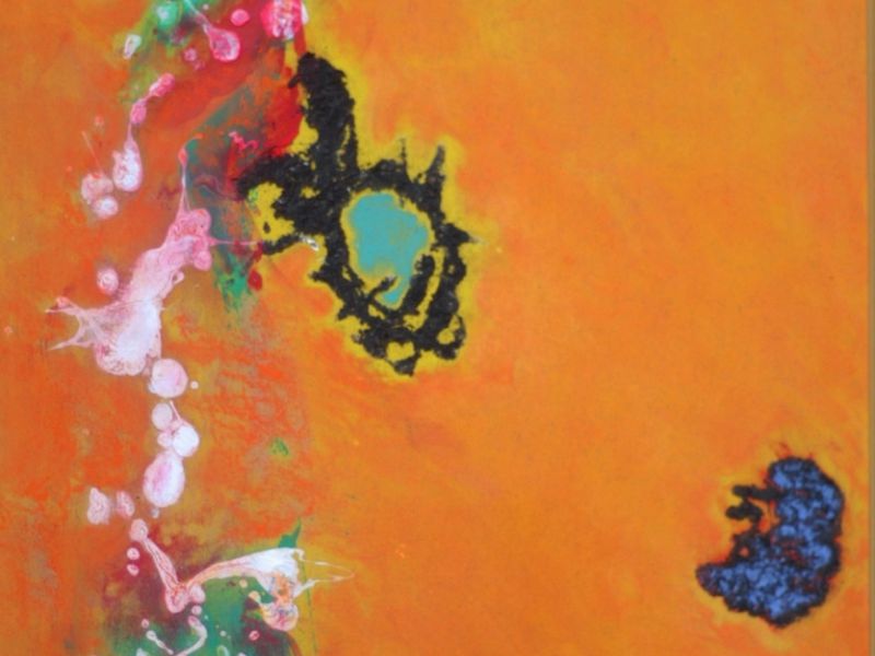 2014 06 o.t. acryl  pastelkreide  ponalkleber  asche auf hartfaser 40x50 cm. 2014 06 o.t. acryl  pastelkreide  ponalkleber  asche auf hartfaser 40x50 cm.