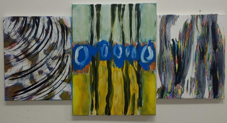 2020 7 zu bach  dreiteilig   a. lw  70 x cm  2020 7 zu bach  dreiteilig   a. lw  70 x cm