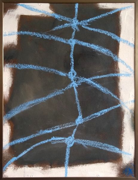 2021 7  wasserstoff.acryl  kreide a. hartfaser  66 x1 cm 2021 7  wasserstoff.acryl  kreide a. hartfaser  66 x1 cm