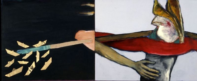 1989 04 jason  acryl  collage  180 x 100 cm 1989 04 jason  acryl  collage  180 x 100 cm