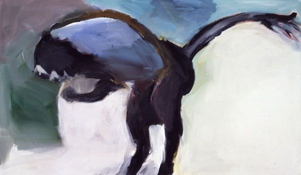 1988 07 kater  acryl a. leinwand  120 x 70 cm 1988 07 kater  acryl a. leinwand  120 x 70 cm