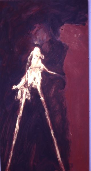 1988 14 begegnung auf augenhoehe  goldbronze  acryl a. hartfaser  36 x cm.tiff 1988 14 begegnung auf augenhoehe  goldbronze  acryl a. hartfaser  36 x cm.tiff