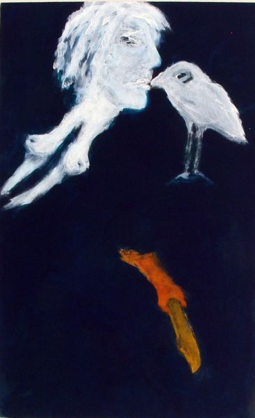 2006 01 kuss acryl a. holz 40 x 50 2006 01 kuss acryl a. holz 40 x 50