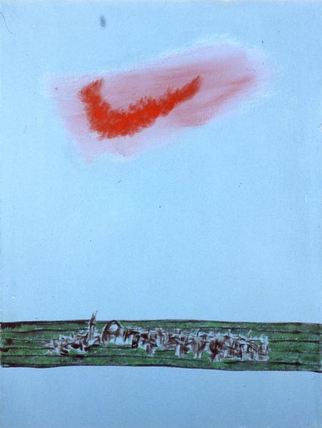 1985 10  weit oben  acryl a. lw  100 x cm 1985 10  weit oben  acryl a. lw  100 x cm