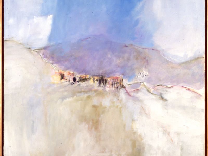 1994 03 ligurischische landschaft  acryl  kreide a. leinwand  100 x 110 cm 1994 03 ligurischische landschaft  acryl  kreide a. leinwand  100 x 110 cm