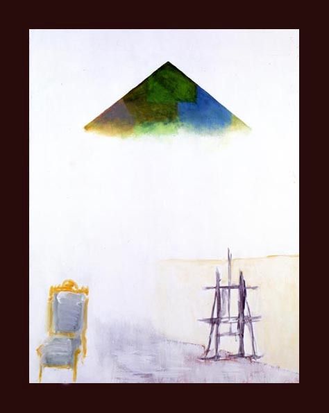 2001 01 boden unter den fuessen   acryl a. leinwand  100 x cm 2001 01 boden unter den fuessen   acryl a. leinwand  100 x cm