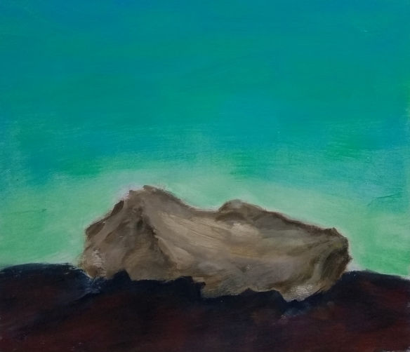 2022 2 liegen geblieben  acryl a. hartfaser  38 x cm 2022 2 liegen geblieben  acryl a. hartfaser  38 x cm