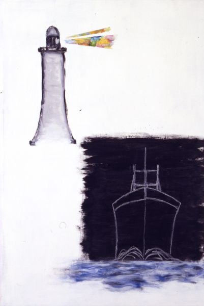 2002 01  das normalerweise schiff  acryl a. leinwand  80 x 120 cm 2002 01  das normalerweise schiff  acryl a. leinwand  80 x 120 cm