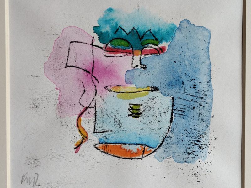 3. portrait  f. villon   oelpause  14 cm  cm 3. portrait  f. villon   oelpause  14 cm  cm