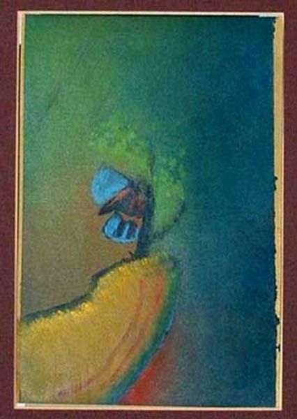 1995 06traum von suomi  holzteer oel auf papier  14 x cm 1995 06traum von suomi  holzteer oel auf papier  14 x cm