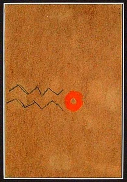 1995 20 traum von suomi  holzteer oel auf papier  14 x cm 1995 20 traum von suomi  holzteer oel auf papier  14 x cm