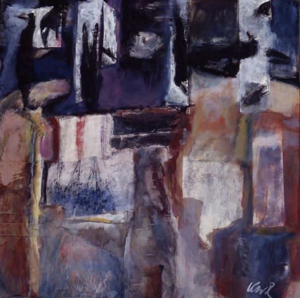 1991 09 gesang der stadt  collage  uebermalung a. holz  90 x 90 cm 1991 09 gesang der stadt  collage  uebermalung a. holz  90 x 90 cm