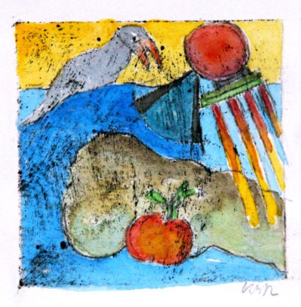 2008 01 berliner kraehe   oelpause aquarell x cm 2008 01 berliner kraehe   oelpause aquarell x cm